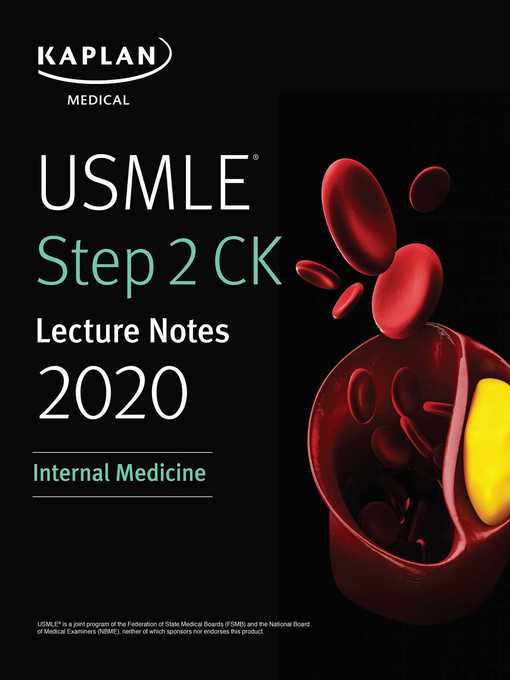Cover image for USMLE Step 2 CK Lecture Notes 2020